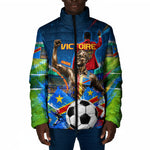DR Congo Patrice Lumumba Padded Jacket Kinshasa Stadium Flag - King Of Kinshasa Football