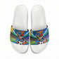 DR Congo Patrice Lumumba Slide Sandals Kinshasa Stadium Flag - King Of Kinshasa Football