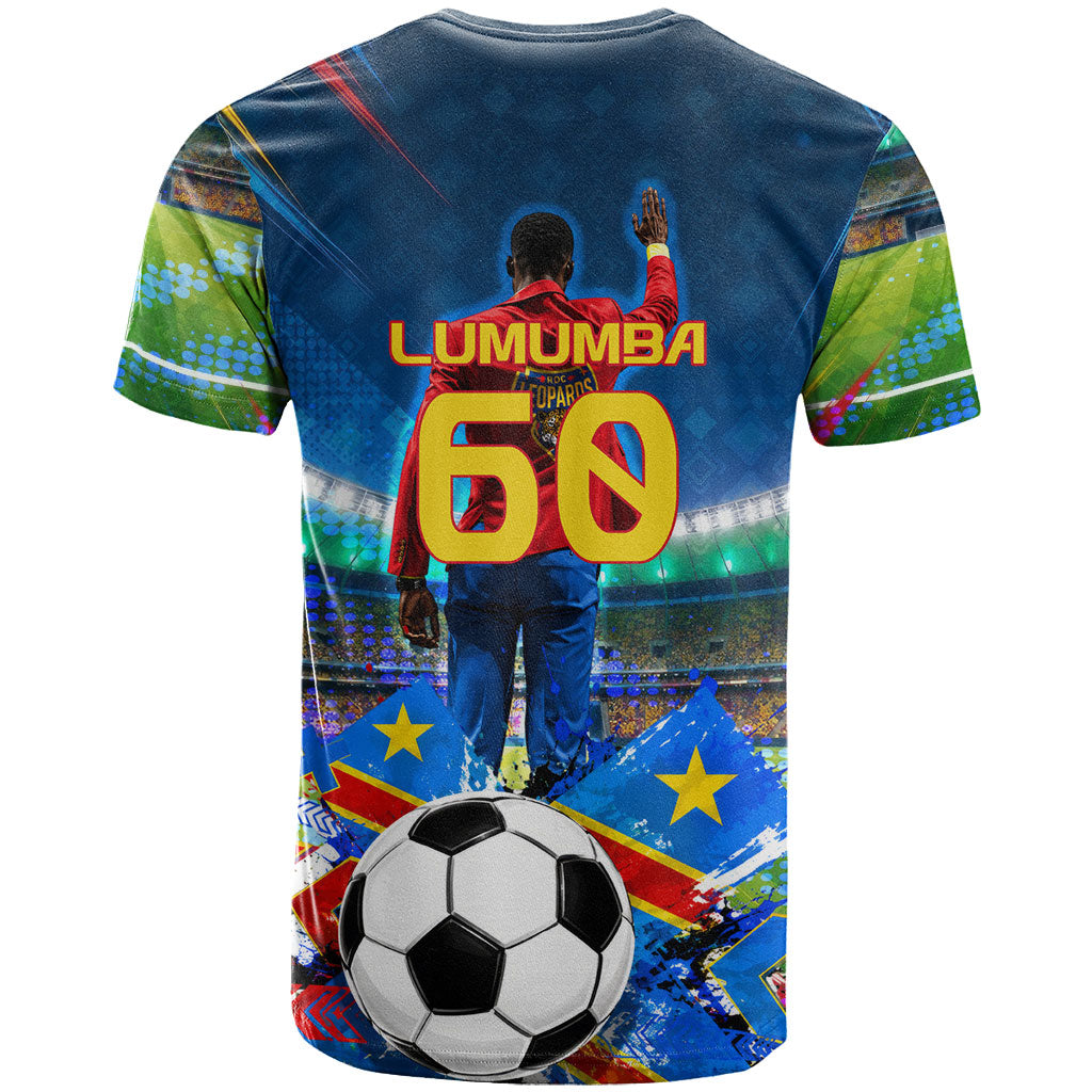 DR Congo Patrice Lumumba T shirt Kinshasa Stadium Flag - King Of Kinshasa Football