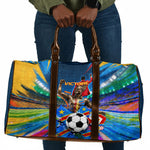 DR Congo Patrice Lumumba Travel Bag Kinshasa Stadium Flag - King Of Kinshasa Football