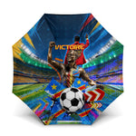 DR Congo Patrice Lumumba Umbrella Kinshasa Stadium Flag - King Of Kinshasa Football