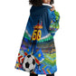 DR Congo Patrice Lumumba Wearable Blanket Hoodie Kinshasa Stadium Flag - King Of Kinshasa Football