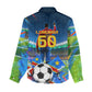 DR Congo Patrice Lumumba Women Casual Shirt Kinshasa Stadium Flag - King Of Kinshasa Football