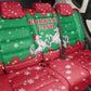 Christmas Burkina Faso Back Car Seat Cover Snowflake Horses and Coat of Arms - African Pride