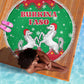 Christmas Burkina Faso Beach Blanket Snowflake Horses and Coat of Arms - African Pride