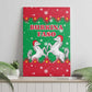 Christmas Burkina Faso Canvas Wall Art Snowflake Horses and Coat of Arms - African Pride