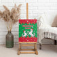 Christmas Burkina Faso Canvas Wall Art Snowflake Horses and Coat of Arms - African Pride