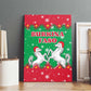Christmas Burkina Faso Canvas Wall Art Snowflake Horses and Coat of Arms - African Pride
