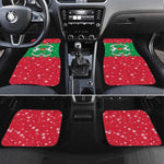 Christmas Burkina Faso Car Mats Snowflake Horses and Coat of Arms - African Pride