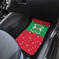 Christmas Burkina Faso Car Mats Snowflake Horses and Coat of Arms - African Pride