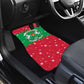 Christmas Burkina Faso Car Mats Snowflake Horses and Coat of Arms - African Pride