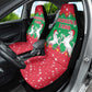 Christmas Burkina Faso Car Seat Cover Snowflake Horses and Coat of Arms - African Pride