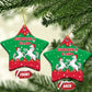 Christmas Burkina Faso Ceramic Ornament Snowflake Horses and Coat of Arms - African Pride
