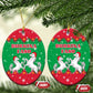 Christmas Burkina Faso Ceramic Ornament Snowflake Horses and Coat of Arms - African Pride