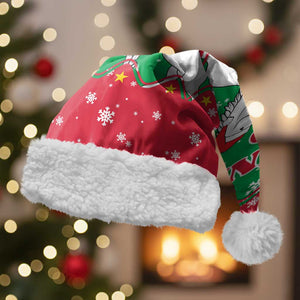 Christmas Burkina Faso Christmas Santa Hat Snowflake Horses and Coat of Arms - African Pride