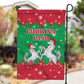 Christmas Burkina Faso Garden Flag Snowflake Horses and Coat of Arms - African Pride