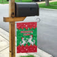 Christmas Burkina Faso Garden Flag Snowflake Horses and Coat of Arms - African Pride