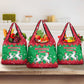 Christmas Burkina Faso Grocery Bag Snowflake Horses and Coat of Arms - African Pride