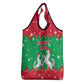 Christmas Burkina Faso Grocery Bag Snowflake Horses and Coat of Arms - African Pride