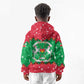 Christmas Burkina Faso Kid Hoodie Snowflake Horses and Coat of Arms - African Pride