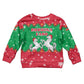 Christmas Burkina Faso Kid Ugly Christmas Sweater Snowflake Horses and Coat of Arms - African Pride