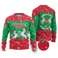 Christmas Burkina Faso Ugly Christmas Sweater Snowflake Horses and Coat of Arms - African Pride