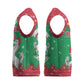 Christmas Burkina Faso Christmas Knitted V-Neck Vest Snowflake Horses and Coat of Arms - African Pride