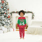 Christmas Burkina Faso Christmas Pajama Set Snowflake Horses and Coat of Arms - African Pride