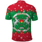 Christmas Burkina Faso Polo Shirt Snowflake Horses and Coat of Arms - African Pride