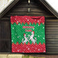 Christmas Burkina Faso Quilt Snowflake Horses and Coat of Arms - African Pride