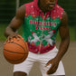 Christmas Burkina Faso Sleeveless Zip Hoodie Snowflake Horses and Coat of Arms - African Pride