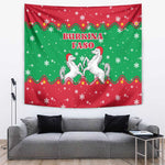 Christmas Burkina Faso Tapestry Snowflake Horses and Coat of Arms - African Pride
