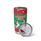 Christmas Burkina Faso Tumbler Cup Snowflake Horses and Coat of Arms - African Pride