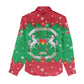 Christmas Burkina Faso Women Casual Shirt Snowflake Horses and Coat of Arms - African Pride