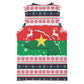 Christmas Burkina Faso Basketball Jersey Reindeer Star Design - African Pride