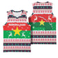 Christmas Burkina Faso Basketball Jersey Reindeer Star Design - African Pride