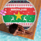 Christmas Burkina Faso Beach Blanket Reindeer Star Design - African Pride