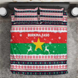 Christmas Burkina Faso Bedding Set Reindeer Star Design - African Pride