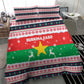 Christmas Burkina Faso Bedding Set Reindeer Star Design - African Pride