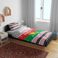 Christmas Burkina Faso Bedding Set Reindeer Star Design - African Pride