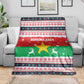 Christmas Burkina Faso Blanket Reindeer Star Design - African Pride