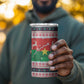 Christmas Burkina Faso 4 in 1 Can Cooler Tumbler Reindeer Star Design - African Pride