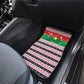 Christmas Burkina Faso Car Mats Reindeer Star Design - African Pride