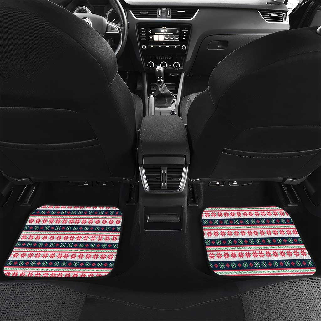 Christmas Burkina Faso Car Mats Reindeer Star Design - African Pride