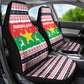 Christmas Burkina Faso Car Seat Cover Reindeer Star Design - African Pride