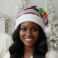 Christmas Burkina Faso Christmas Santa Hat Reindeer Star Design - African Pride