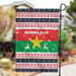 Christmas Burkina Faso Garden Flag Reindeer Star Design - African Pride