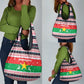 Christmas Burkina Faso Grocery Bag Reindeer Star Design - African Pride