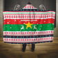 Christmas Burkina Faso Hooded Blanket Reindeer Star Design - African Pride