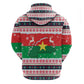 Christmas Burkina Faso Hoodie Reindeer Star Design - African Pride